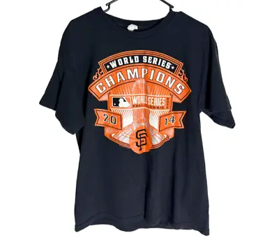 World Series Men's T Shirt Size Large Short Sleeve 2014 San Francisco Champions • $11.69