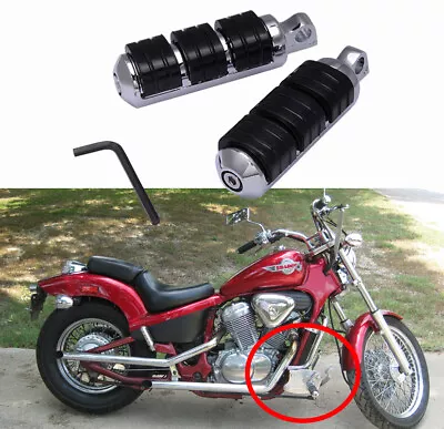 $39.16 • Buy Motorcycle Footrests Foot Pegs Pedals For Harley Sportster 1000 1200 883 V-Rod