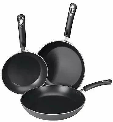 $32.49 • Buy  Utopia Kitchen 3 Piece Induction Bottom 8  9.5  11 Inch Nonstick Frying Pan Set