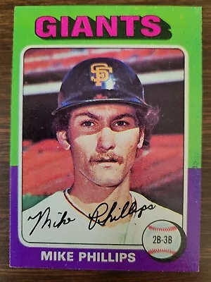 1975 Topps #642 Mike Phillips Vintage Card San Francisco Giants • $1.95