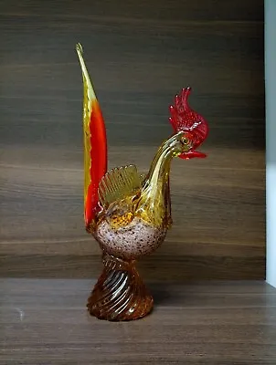 Glass Cockerel - 1970s • £30