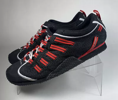 $16.99 • Buy Polo Ralph Lauren Sport Shoes Sneakers Womens Size 6.5 Black Red Mesh Active