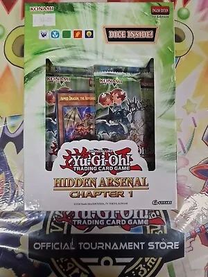 Yu-Gi-Oh! TCG: Hidden Arsenal Chapter 1 Box Promo Card Booster Packs New Sealed • £9.50