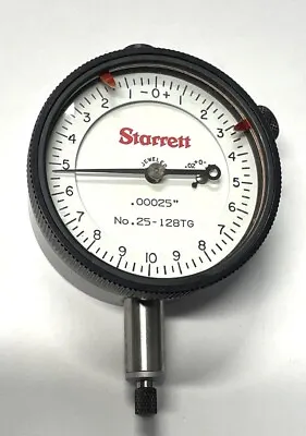 Starrett 25-128J (TG) Group 2 Dial Indicator 0-.050  Range .00025  Graduation • $94.50