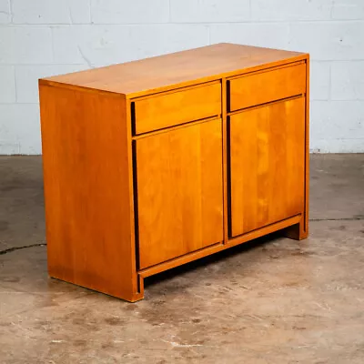 Mid Century Modern Credenza Server Buffet Conant Ball Birch Drawers Compact Mcm • $1019.13