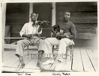 Muddy Waters And Son Sims Photograph 11 X 14 - Rare 1941 Portrait - Poster Print • $22.99