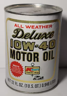 1970s NOS New Old Vintage KMart Oil Can 1 Quart Oil Can Troy Michigan Oil Can MI • $34.99