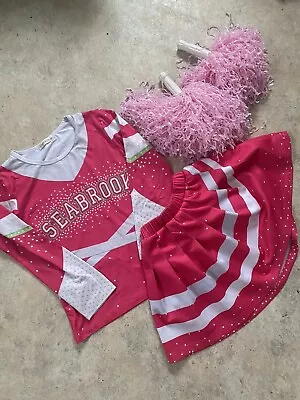 Zombies Seabrook Cheer Leader Outfit With Pom Poms • £10