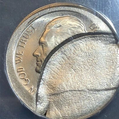 $179 • Buy Jefferson Nickel Error Broadstruck Part. Brockage Full Steps T-1 Plan ANACS Ms64