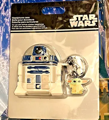 2022 Disney Parks Star Wars R2-D2 Droid Headphone Apple AirPod Case NIB • $29.90