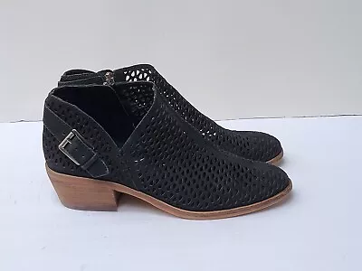 Vince Camuto Black Phandra Breathable Zip Booties Size-7.5M • $25