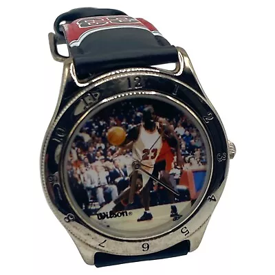 Vintage Michael Jordan Wilson Watch Chicago Bulls #23 NBA Basketball RARE AIR 23 • $23.95