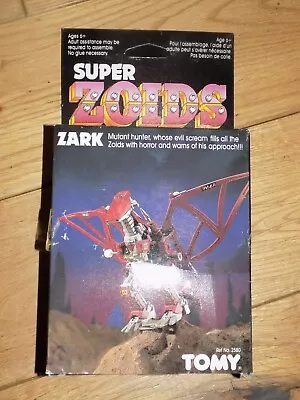 1984 Tomy Super Zoids - No: 2580 - Zark - Unpunched Sealed & Nr Mint Rare • £99.99