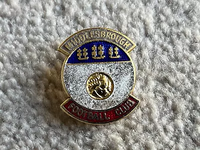 Circa 1970 Middlesbrough FC Metal & Enamel Badge By Coffer Of London • £8.99