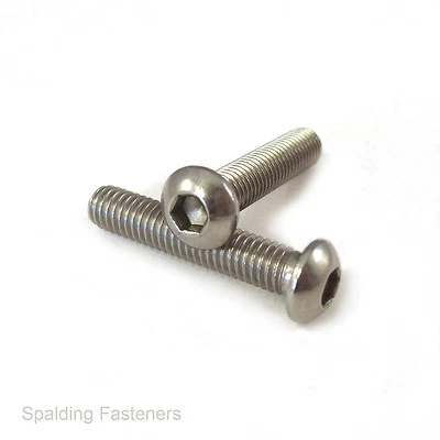 UNF A2 Stainless Steel Allen Key Socket Button Head Machine Screws 3/161/45/16 • £133.63