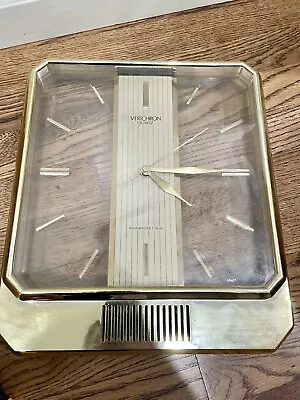 Vintage Verichron Quartz Westminster Chime Battery Operated Clock NLHB • $40
