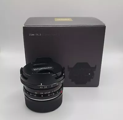 Voigtlander Super Wide-Heliar  15mm F4.5 Aspherical II Leica M Mount - LN/LN- • $325