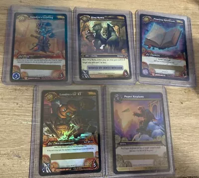 Wow TCG Loot Card Lot Unscratched - Mukla Airplane Lich XT Spellbook • $65