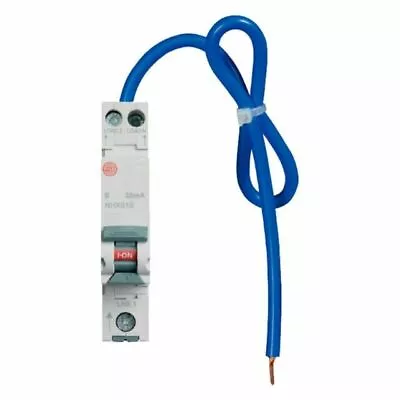 Wylex Miniature  RCBO NHXS1B06 6A A Type - White • £12