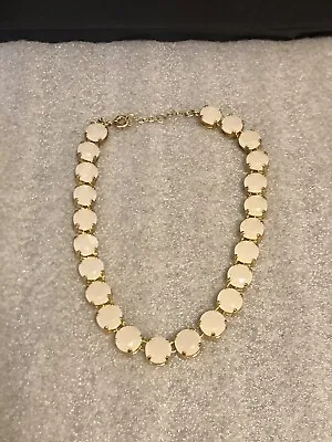 Beautiful J Crew Light Pink Crystal Statement Gold-tone NECKLACE • $20