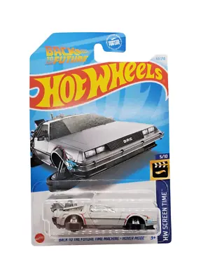 2024 Hot Wheels Back To The Future Time Machine - Hover Mode #60 Silver • $5.85