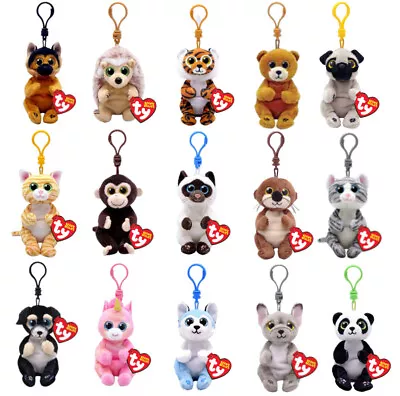 £6.95 • Buy Ty Beanie Bellies Key Clip Key Ring Plush Soft Toy New With Tags