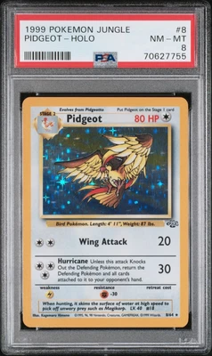 $44.74 • Buy Pokemon PSA 8 Pidgeot 8/64 Holo Rare Jungle Near Mint - Mint