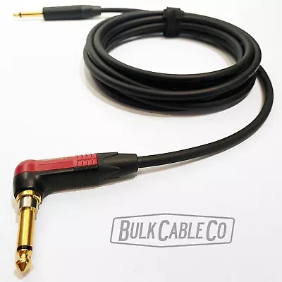 12 FT - Mogami 2524 SILENT Guitar Cable - Neutrik Right Angle Plug To Straight • $54