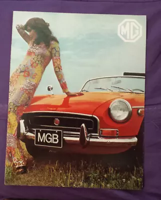 1971 MG MGB Sales Brochure (printed 7/70) • $12