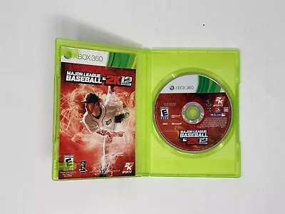 Major League Baseball 2K12 (Xbox 360 2012) Complete CIB And Tested • $0.99