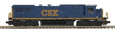 MTH 20-2948-2 CSX Dash-8 Narrow Nose Diesel Engine W/ PS2 #7492 (Scale Wheels) • $356.99