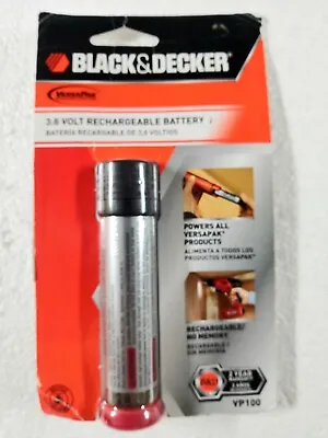 Black & Decker VP100 VersaPak 3.6-Volt 1.2-Amp Hour NiCad Stick Style Battery • $62.39