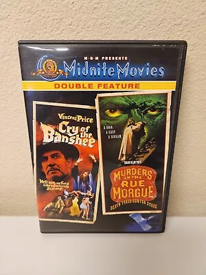 Cry Of The Banshee/Murders In The Rue Morgue (DVD 2003 Midnite Movies) Horror • $9.99