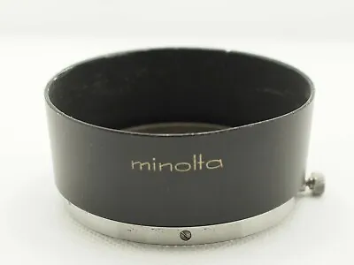 Dent Minolta Original Shade Metal Lens Hood For MC ROKKOR 55mm F/1.7 Ma2101 • $13.99