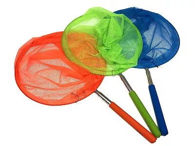 Fishing Net Kids Children 4.3feet Extra Long Extendable Rod Insect Bug Butterfly • £7.16