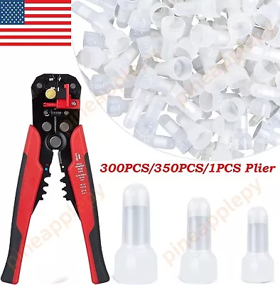 350PCS Copper Core Closed End Crimp Cap Wire Connectors Terminals 22-10AWG Kit • $30.99