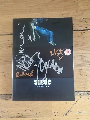 £40 • Buy Suede Night Thoughts CD DVD Hardback Book Signed Unopened