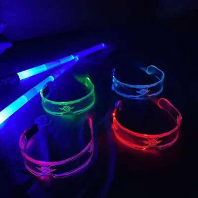 Fashion Luminous Decorative Glasses Neon Party Decoration LED Sunglas_ji • $5.02