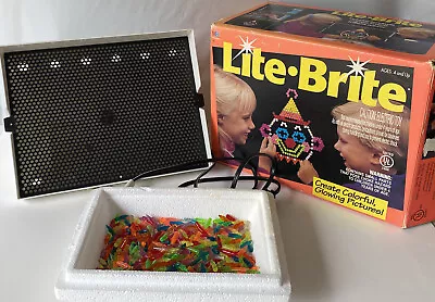 Lite Brite Milton Bradley Light Pegs Electric Kids Toy Imagination Vintage 1993  • $27.92