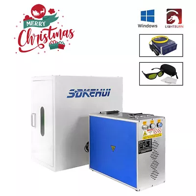 SDKEHUI 20W Fiber Laser Metal Marking Machine15x15 / 20x20 Cm & Detachable Shell • £1889