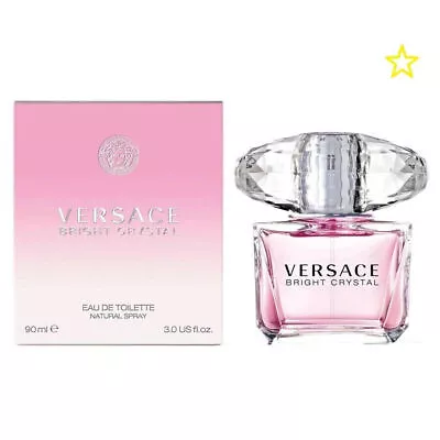 Versace Bright Crystal 3.0 Oz / 90ml Women's Perfume Spray EDT New In Box • $29.99