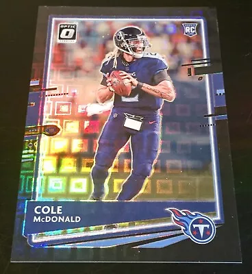 2020 Optic #148 Cole McDonald Black Pandora Refractor RC 4/25 Hawaii Titans • $9.99