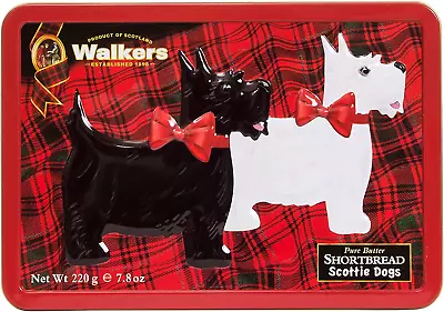 Walkers Shortbread Rocking Scottie Keepsake Tin 220G • £10.69