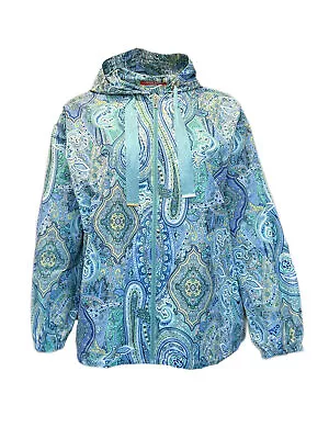 Marina Rinaldi Women's Multicolor Taborbis Raincoat Jacket NWT • $133.75