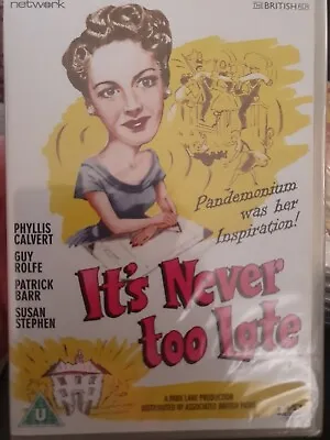 It's Never Too Late Dvd Cult British Classic 1956 Rare Film Phyllis Calvert • $29.95
