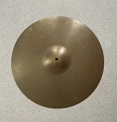 Vintage 18” Zildjian Crash/Ride Cymbal Used Large Bell 1643g’s • $150