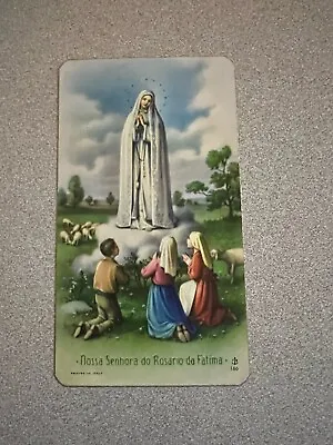 Vintage Catholic Holy Card - Our Lady Of Fatima • $1.99