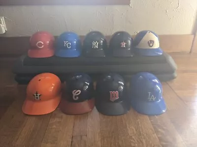 Vintage Laich 1969 MLB Plastic Batting Helmets( LOT OF 9) • $114.99