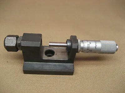 VTG Mitutoyo Micrometer Head Range 0-.5  W/Air Gage Co Base Stand Machinist Tool • $60