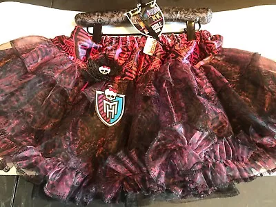 Monster High Reversible Petti Skirt 2 In 1 - Dress Up • $39.99